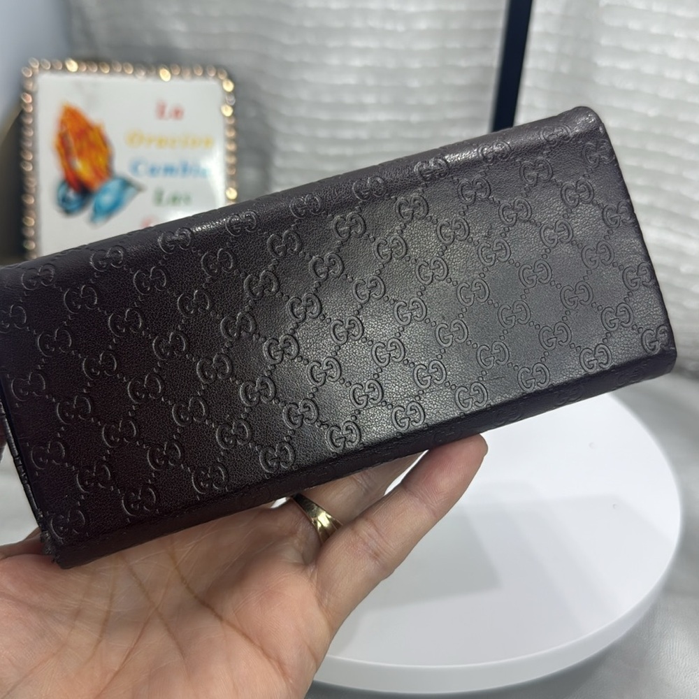(Z6) Gucci unisex glasses in white and leopard print, with case - Picture 15 of 16